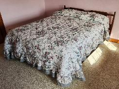 Full Size Bed & Serta Perfect Sleeper Mattress