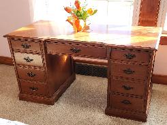 Walnut Kneehole Desk