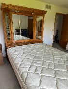 Quality Golden Oak Queen-Size Bedroom Set