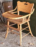 Antique Oak High Chair