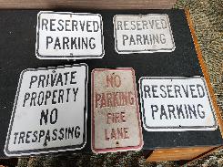 Vintage Parking Signs