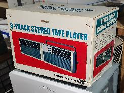 K Mart FD-400 Portable 8-Track Stereo Player NIB