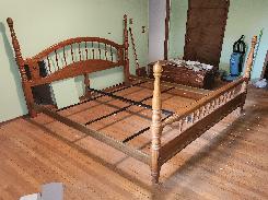 Oak Poster King Size Bed