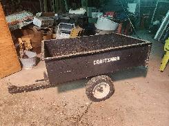 Craftsman Steel Pull Lawn Dump Cart