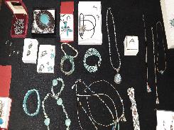 A Turquoise & Silver Jewelry Collection