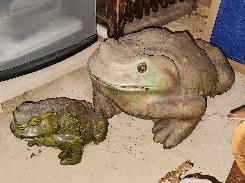 Ceramic Toad Yard Decorations