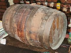 Antique Wooden Stave Barrel