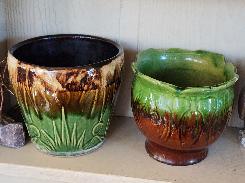 Roseville Blended Glaze Planters