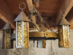 Mid-Century Hanging Light Fixture