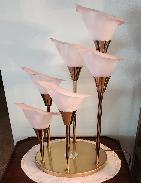 Mid-Century Calla lily Lamp