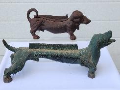 Dachshund Dog Cast Iron Boot Scrappers