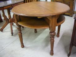 Walnut 1860s Game Table