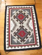 Navajo 'Storm' Woven Rug