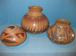 Acoma Polychrome Vases