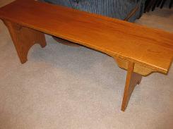 Handcrafted Walnut & Oak Benches