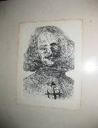  Salvador Dali 'Velazquez' Original Etching