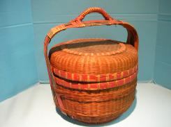 Pine Needle Sewing Basket