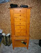 Maple Jewelry Chest Stand