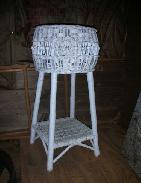 Wicker Planter Stand