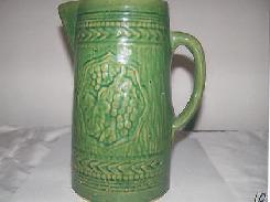 McCoy Green Grape Stoneware Pitcher