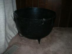 Cast Iron Footed Pot