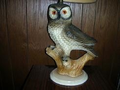 Ceramic Owl Table Lamps