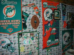 Miami Dolphins Memorabilia Collection 