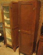 Tall Walnut Kitchen Cupboards