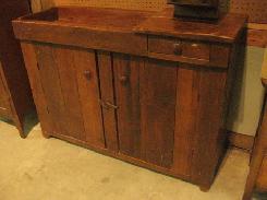 Early Pine Dry Sink 