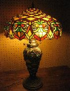 Leaded Art Glass Table Lamps 