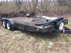 1990 Tandem Axle Car Hauling Trailer