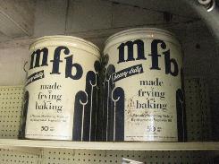 MFB 50 lb. Lard Tins