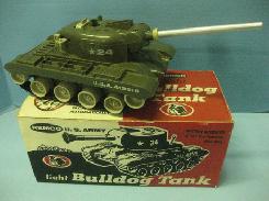 Remco U.S. Army Bulldog Tank