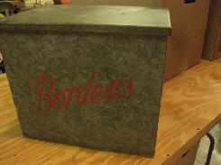 Borden's Galvanized Milk Box 