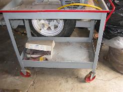Metal Roller Shop Cart