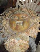 Sun Emblem Wall Fountain