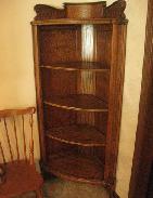 Oak Corner Curio Shelf