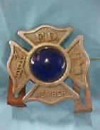 'F.D. Member' Blue Flashing Light