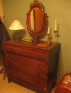  1840's Walnut 4-Drawer Chest