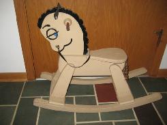 Child's Wooden Hobby Horse