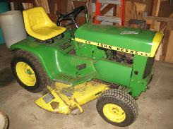   Vintage John Deere 110 Riding Mower