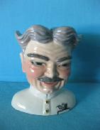  Ceramic Art Studios Barber Head Razor Container