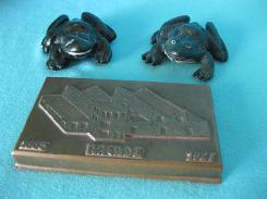 Arcade 1927 Factory Brass Paperweight
