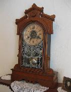  Gilbert 'Biller' Walnut Vict. Shelf Clock