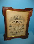  1868 Soldiers Monument Association Certification
