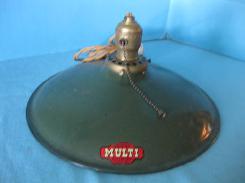 Green Enamel Hanging Light Fixture