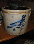 Bennington Vt. Salt Glaze Bird Crock