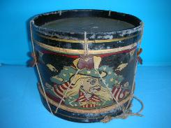 Uncle Sam Tin Litho Drum