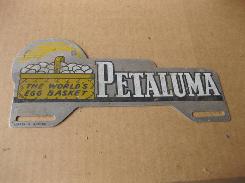 Petaluna Egg Basket License Plate Plaque 