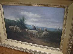 J. Bol Signed Oil on Hardboard Painting